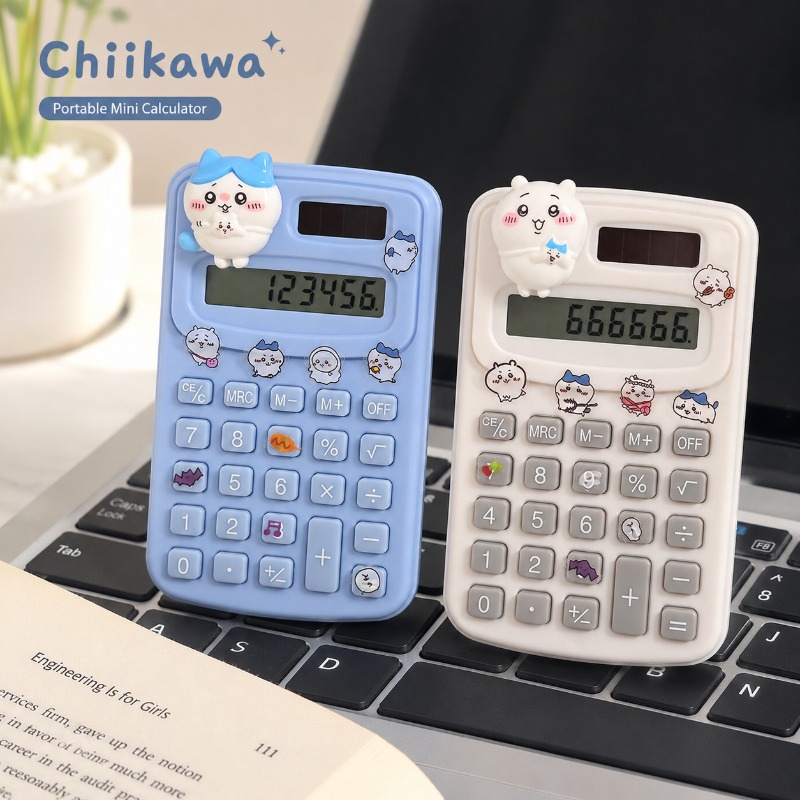Scientific Calculator For Secondary School - Kawaii Chiikawa Portable Mini Calculator With