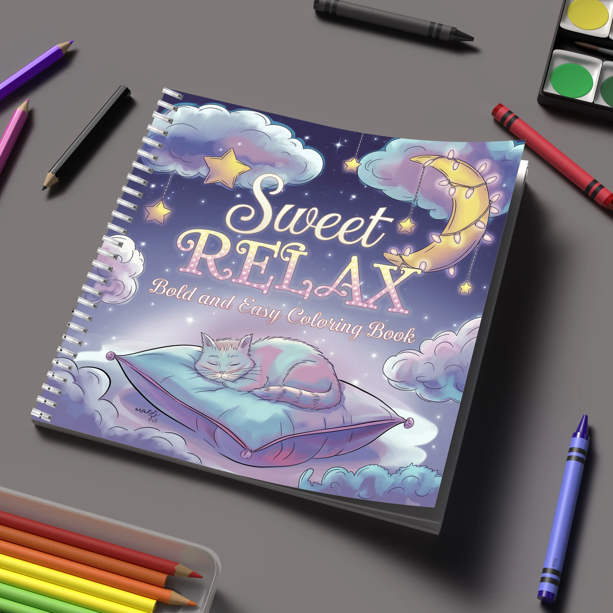 Coloring Book Sweet Relax for  - đánh giá và giá School Supplies