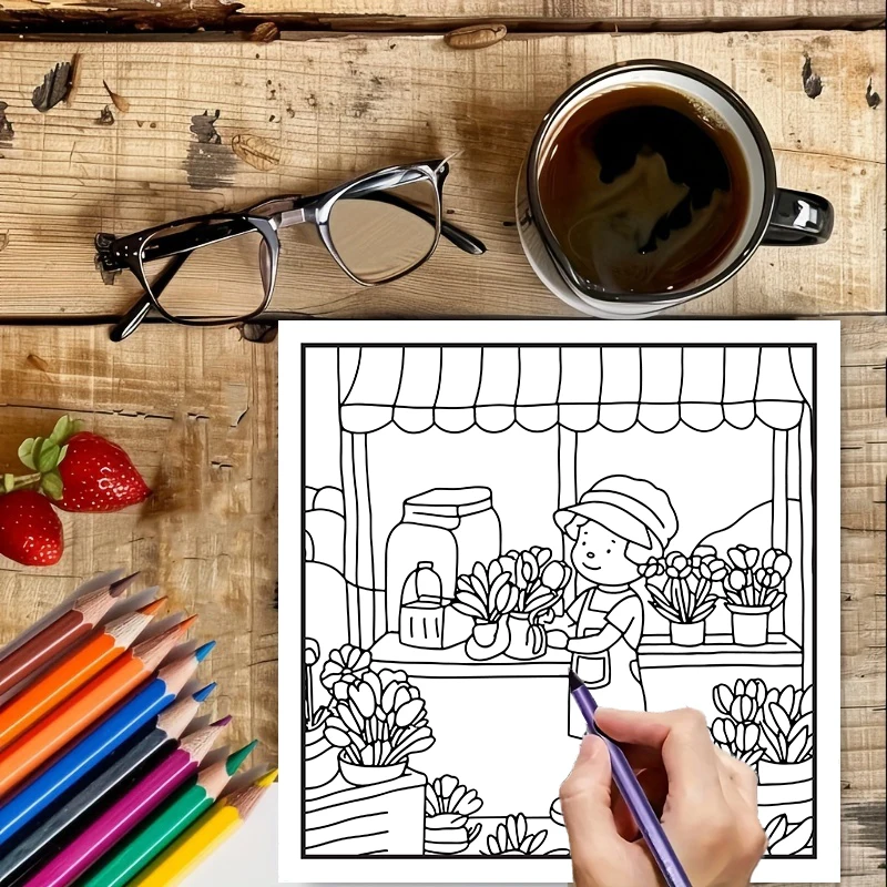 Coloring Book Sweet Relax for  - đánh giá và giá School Supplies