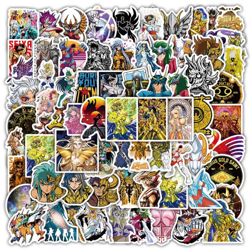 101Pcs Saint Seiya Anime Stick - đánh giá và giá Desk Accessories