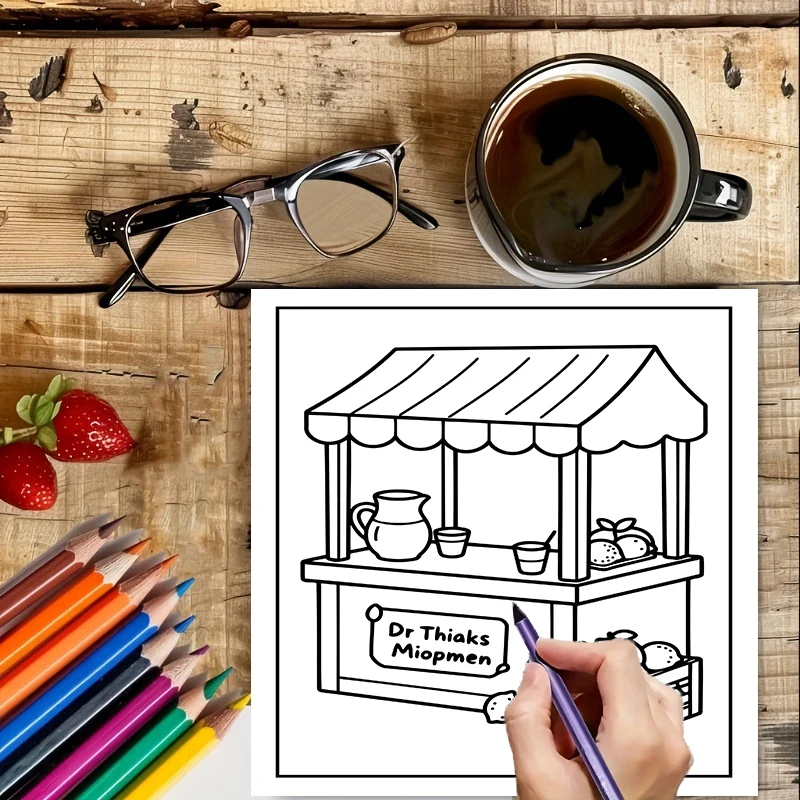 Coloring Book Little Spaces fo - đánh giá và giá School Supplies