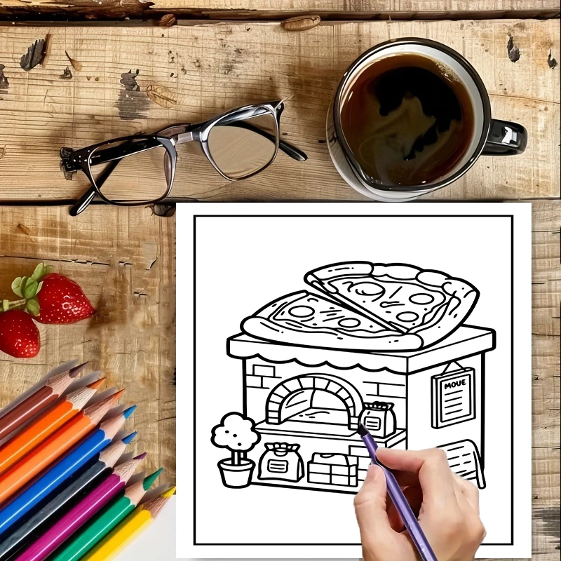Coloring Book Little Spaces fo - đánh giá và giá School Supplies