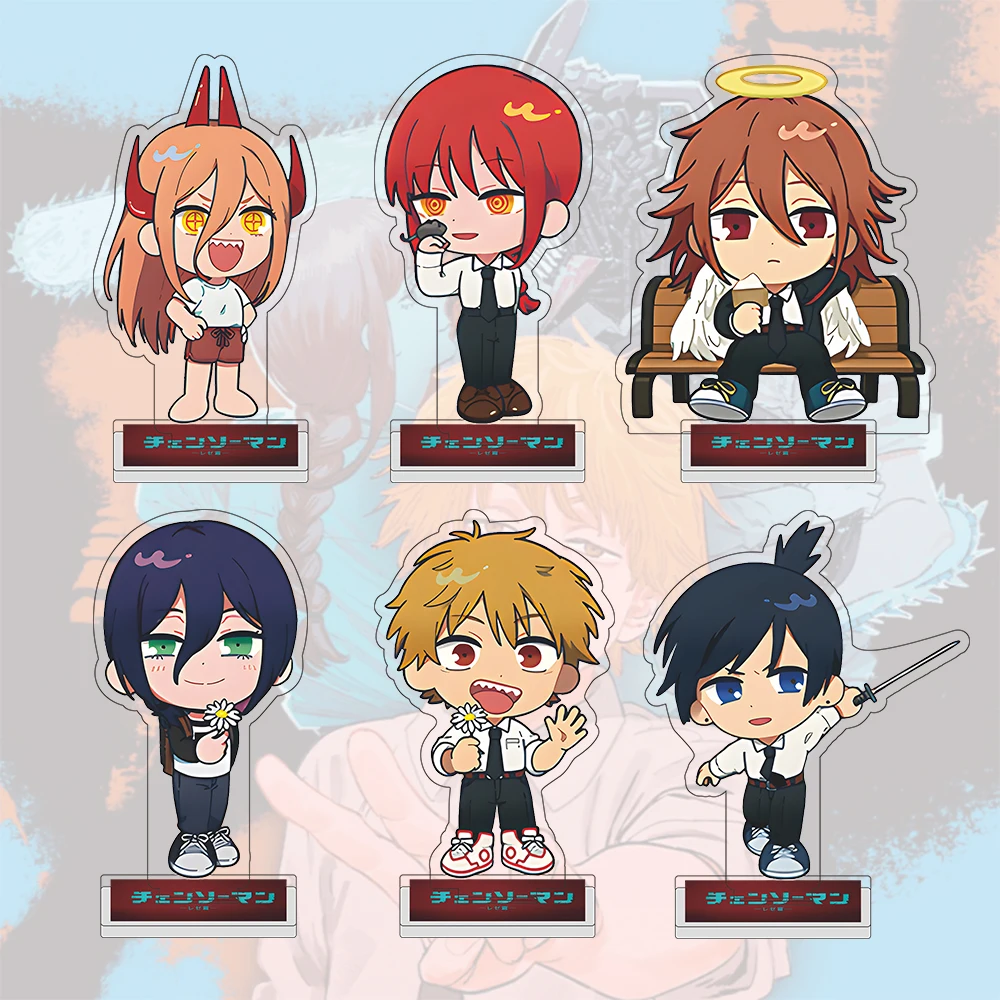 Chainsaw Man Chibi Acrylic Dis - đánh giá và giá Desk Accessories