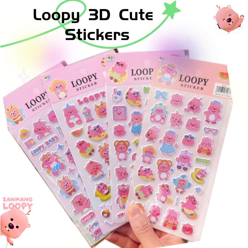New Pororo Anime Cute Loopy 3D - đánh giá và giá Desk Accessories