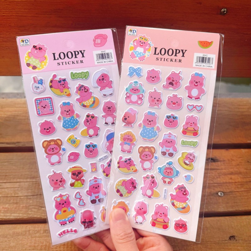 New Pororo Anime Cute Loopy 3D - đánh giá và giá Desk Accessories