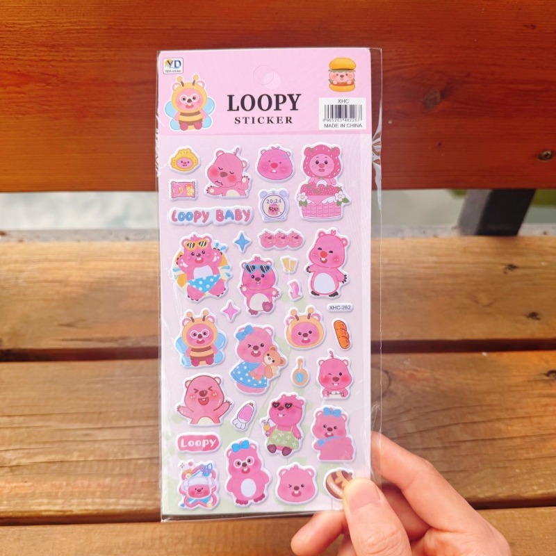 New Pororo Anime Cute Loopy 3D - đánh giá và giá Desk Accessories